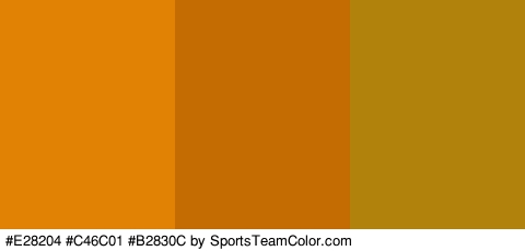 #E28204 #C46C01 #B2830C Colors