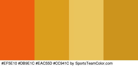 #EF5E10 #DB9E1C #EAC55D #CC941C Colors