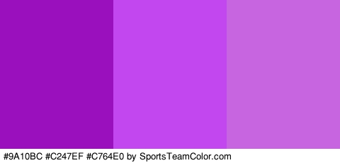 #9A10BC #C247EF #C764E0 Colors