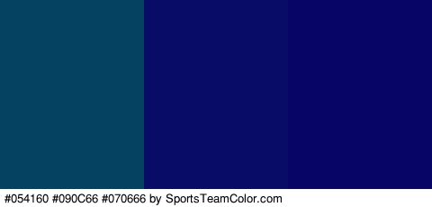 #054160 #090C66 #070666 Colors