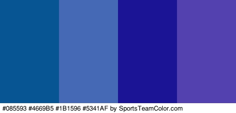 #085593 #4669B5 #1B1596 #5341AF Colors