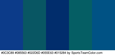 #0C3C89 #085563 #022D6D #055E63 #015284 Colors