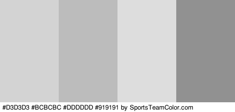 #D3D3D3 #BCBCBC #DDDDDD #919191 Colors