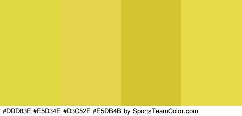 #DDD83E #E5D34E #D3C52E #E5DB4B Colors