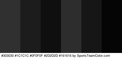 #303030 #1C1C1C #0F0F0F #2D2D2D #161616 #050505 Colors