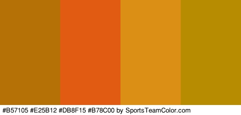 #B57105 #E25B12 #DB8F15 #B78C00 Colors