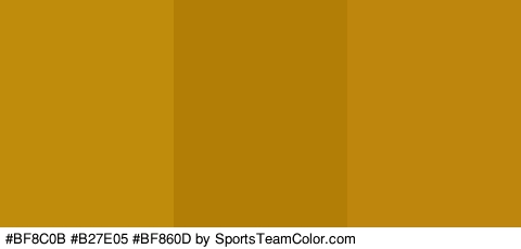 #BF8C0B #B27E05 #BF860D Colors