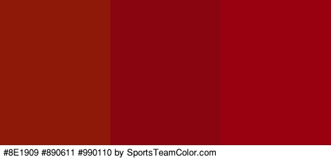 #8E1909 #890611 #990110 Colors