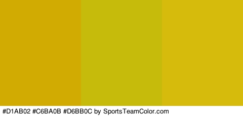 #D1AB02 #C6BA0B #D6BB0C Colors