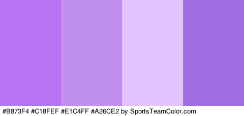 #B873F4 #C18FEF #E1C4FF #A26CE2 Colors