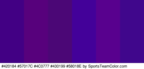 #420184 #57017C #4C0777 #430199 #58018E #40078C Colors