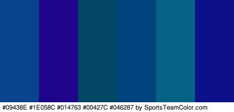 #09438E #1E058C #014763 #00427C #046287 #0D1189 Colors