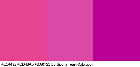 #E54492 #DB48A5 #BA0195 Colors