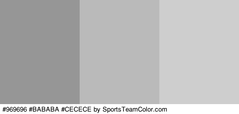 #969696 #BABABA #CECECE Colors