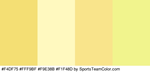 #F4DF75 #FFF9BF #F9E38B #F1F48D Colors