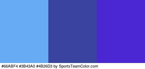 #66ABF4 #3B43A0 #4B26D3 Colors