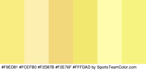 #F9ED81 #FCEFB0 #F2D87B #F2E76F #FFFDAD #F7F380 Colors