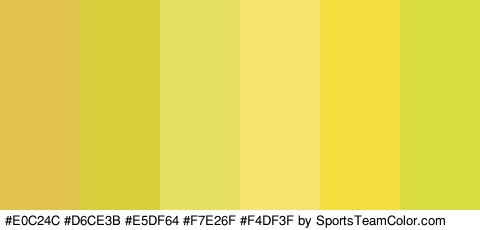 #E0C24C #D6CE3B #E5DF64 #F7E26F #F4DF3F #D8DD40 Colors