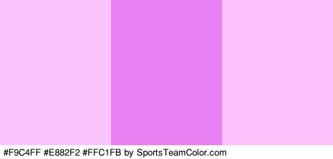 #F9C4FF #E882F2 #FFC1FB Colors