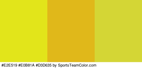 #E2E519 #E0B81A #D3D635 Colors