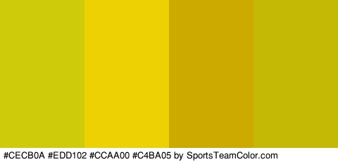 #CECB0A #EDD102 #CCAA00 #C4BA05 Colors