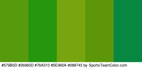 #579B0D #26960D #76A510 #5E960A #088743 Colors