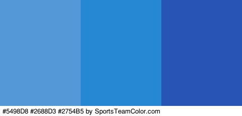 #5498D8 #2688D3 #2754B5 Colors