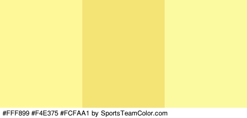 #FFF899 #F4E375 #FCFAA1 Colors