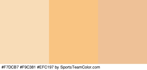 #F7DCB7 #F9C381 #EFC197 Colors