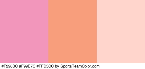 #F296BC #F99E7C #FFD5CC Colors