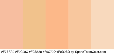 #F7BFA0 #F2C28C #FCB888 #F9C79D #F9D9BD Colors