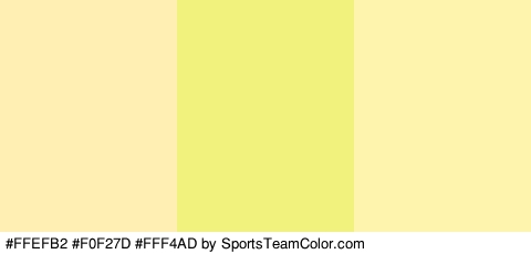 #FFEFB2 #F0F27D #FFF4AD Colors