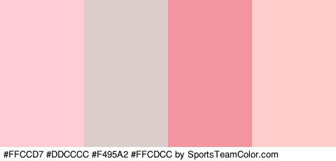 #FFCCD7 #DDCCCC #F495A2 #FFCDCC Colors