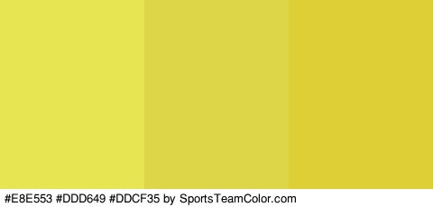 #E8E553 #DDD649 #DDCF35 Colors