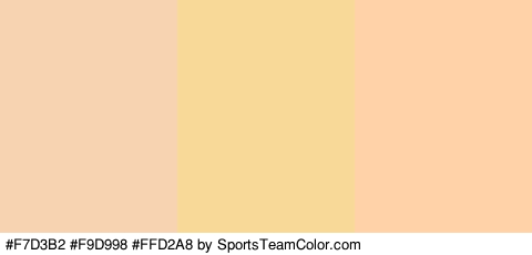 #F7D3B2 #F9D998 #FFD2A8 Colors