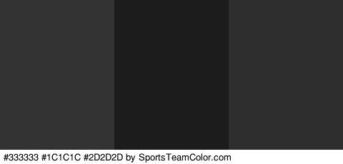 #333333 #1C1C1C #2D2D2D Colors