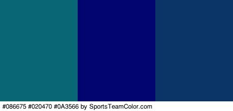 #086675 #020470 #0A3566 Colors