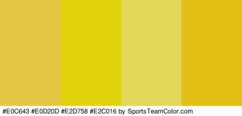 #E0C643 #E0D20D #E2D758 #E2C016 Colors