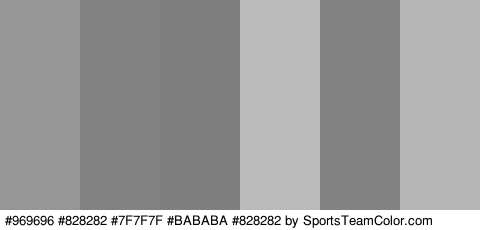 #969696 #828282 #7F7F7F #BABABA #828282 #B5B5B5 Colors