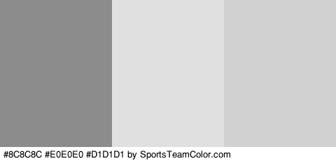 #8C8C8C #E0E0E0 #D1D1D1 Colors