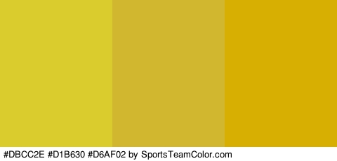 #DBCC2E #D1B630 #D6AF02 Colors