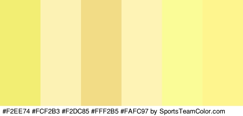 #F2EE74 #FCF2B3 #F2DC85 #FFF2B5 #FAFC97 #FFF58E Colors