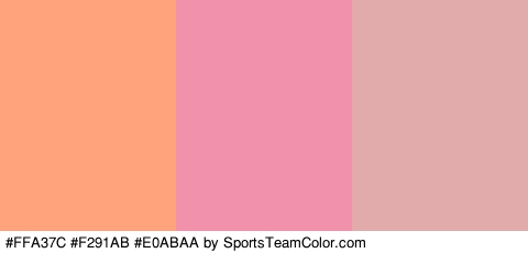 #FFA37C #F291AB #E0ABAA Colors