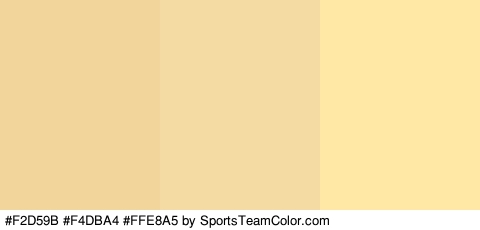 #F2D59B #F4DBA4 #FFE8A5 Colors