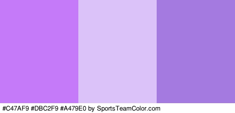 #C47AF9 #DBC2F9 #A479E0 Colors