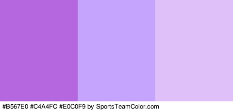 #B567E0 #C4A4FC #E0C0F9 Colors