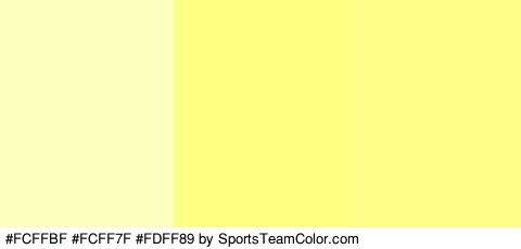 #FCFFBF #FCFF7F #FDFF89 Colors