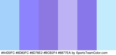 #A4D0FC #8D83FC #8D78E2 #BCB2F4 #8877EA #C2EBFC Colors