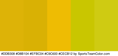 #DDB308 #D8B104 #EFBC04 #C9C600 #CECB12 Colors