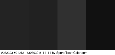 #232323 #212121 #303030 #111111 Colors